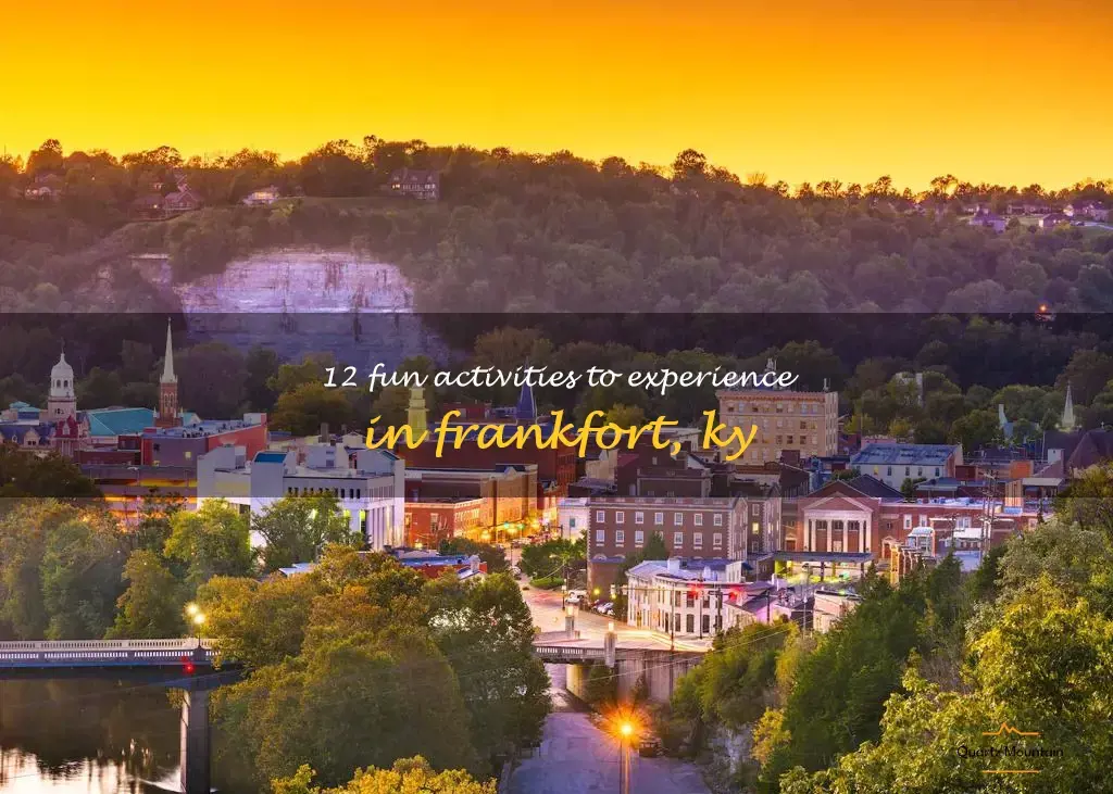 things to do frankfort ky