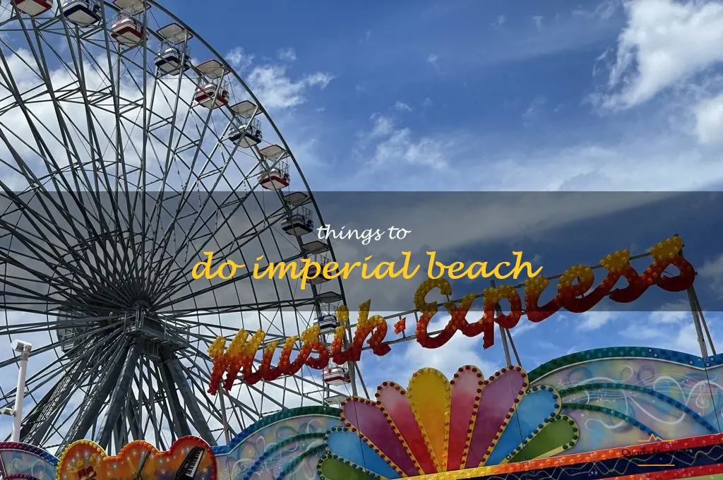 things to do imperial beach