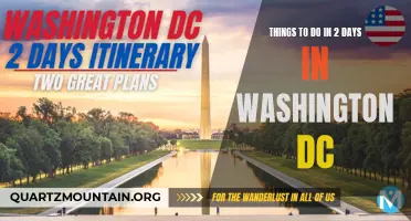 13 Must-Do Activities for a 2-Day Trip to Washington DC