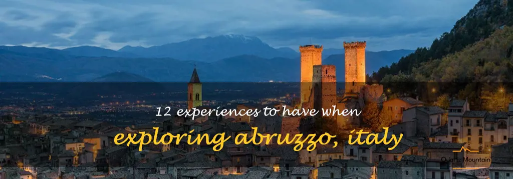 things to do in abruzzo
