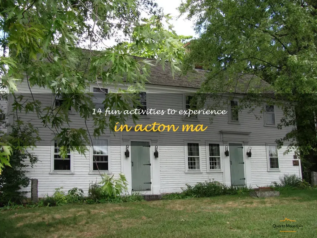 things to do in acton ma