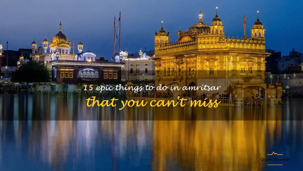 things to do in amritsar