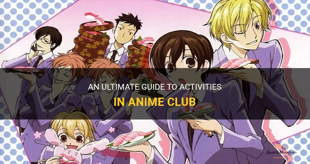 things to do in anime club