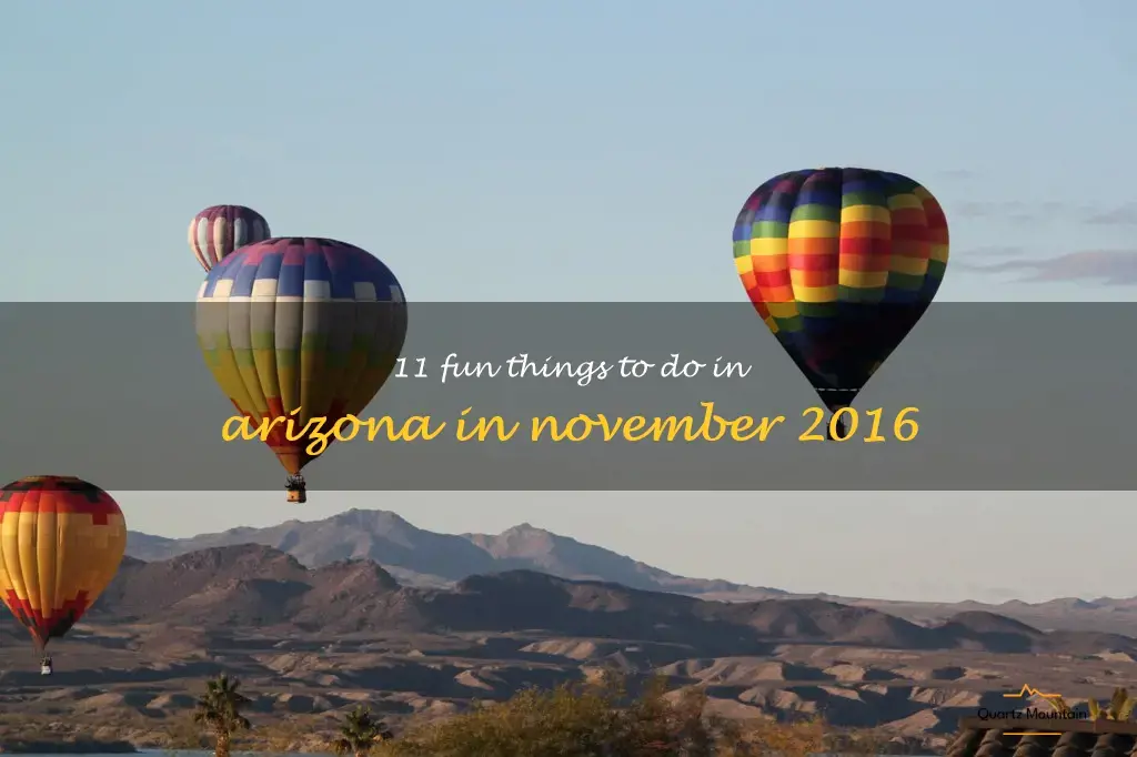 things to do in arizona in november 2016