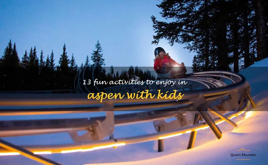 things to do in aspen with kids