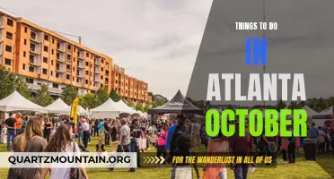13 Must-Do Activities for October in Atlanta