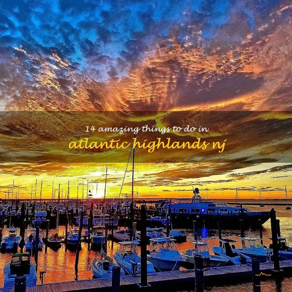 things to do in atlantic highlands nj