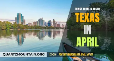 12 Fun Activities to Enjoy in Austin, Texas in April