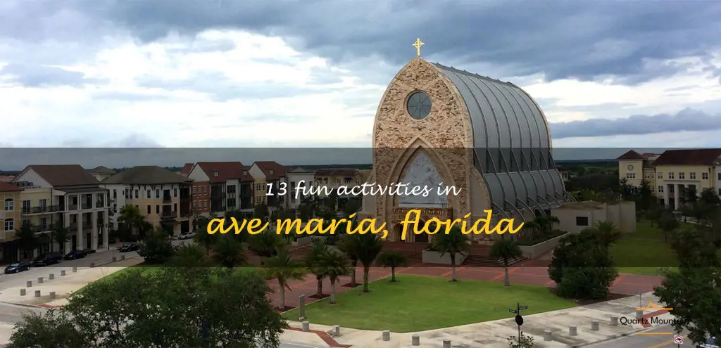 things to do in ave maria florida
