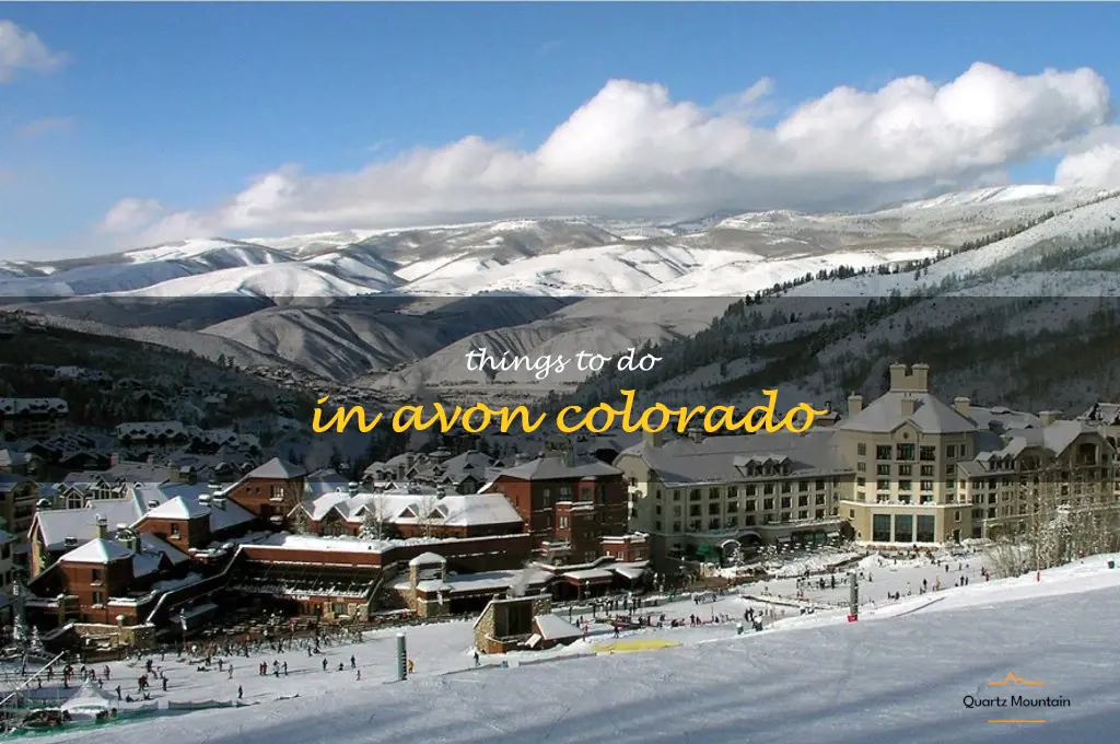 things to do in avon colorado