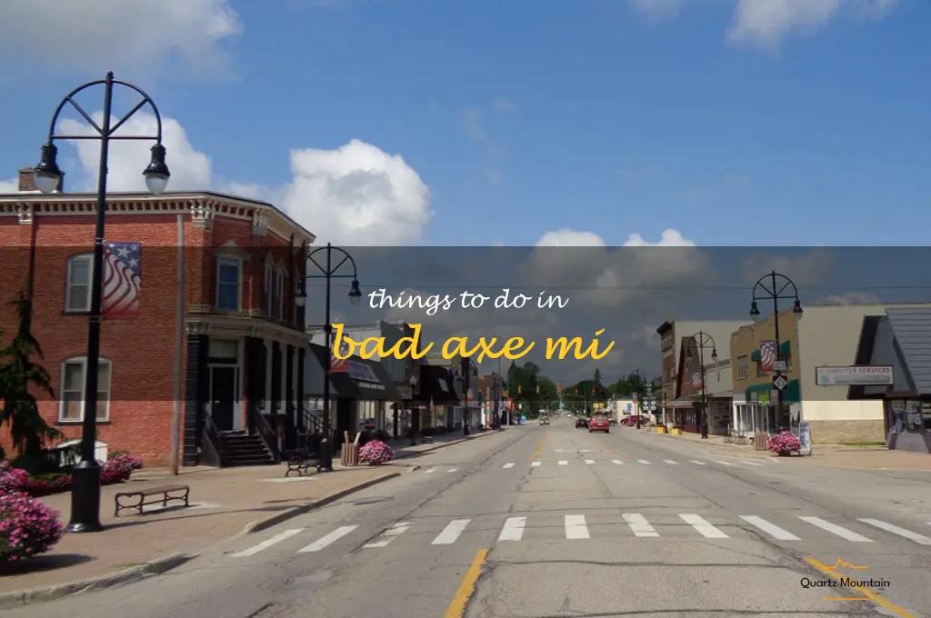 things to do in bad axe mi