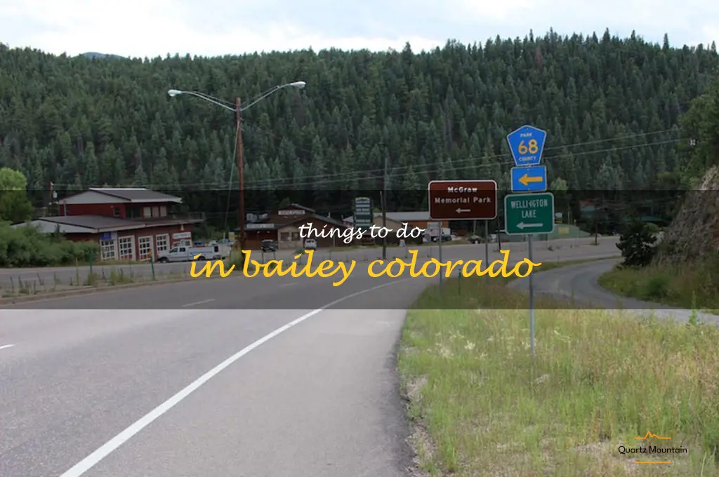 things to do in bailey colorado