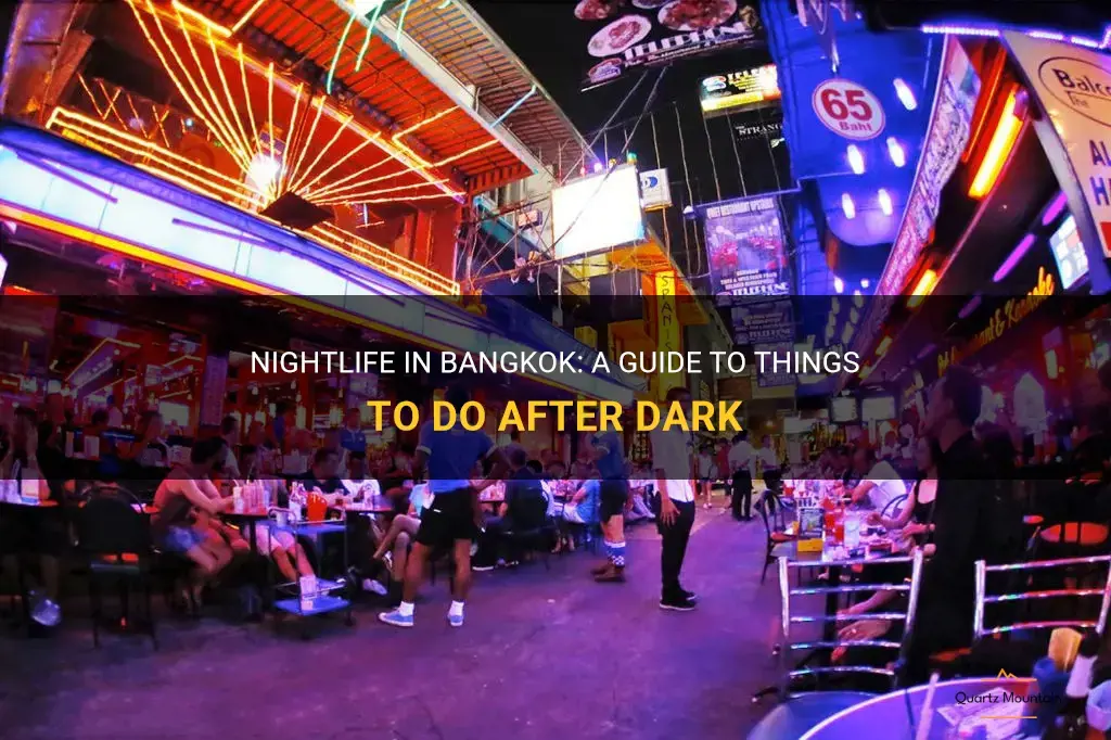 things to do in bangkok at night