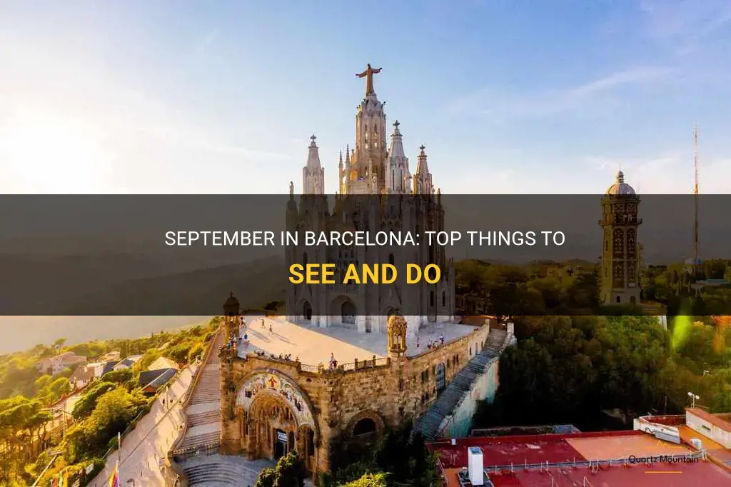 things to do in barcelona in september