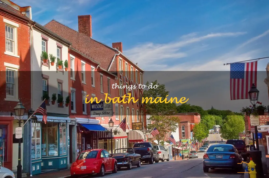 things to do in bath maine