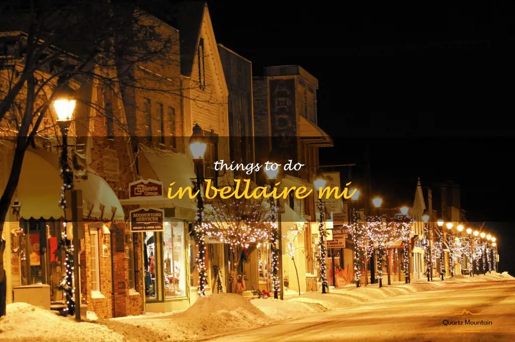 things to do in bellaire mi