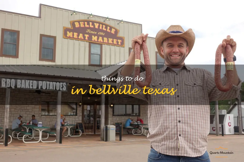 things to do in bellville texas