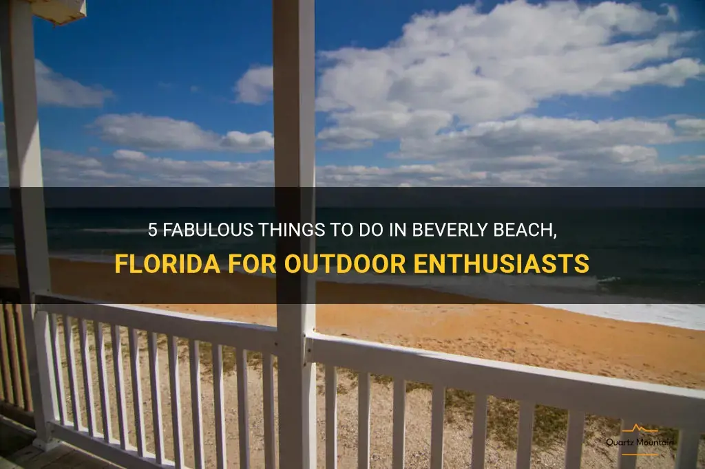 things to do in beverly beach florida