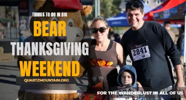 10 Festive Things to Do in Big Bear This Thanksgiving Weekend