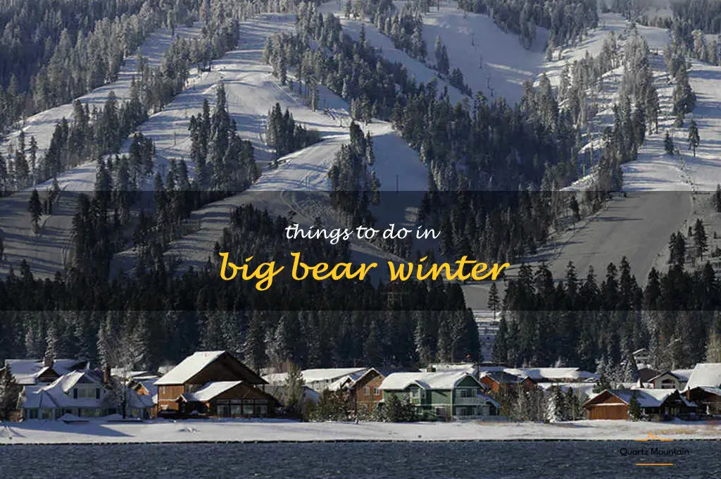 things to do in big bear winter