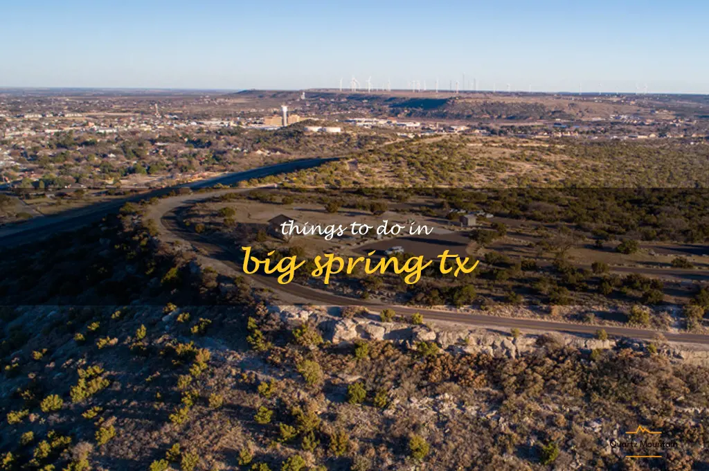 things to do in big spring tx