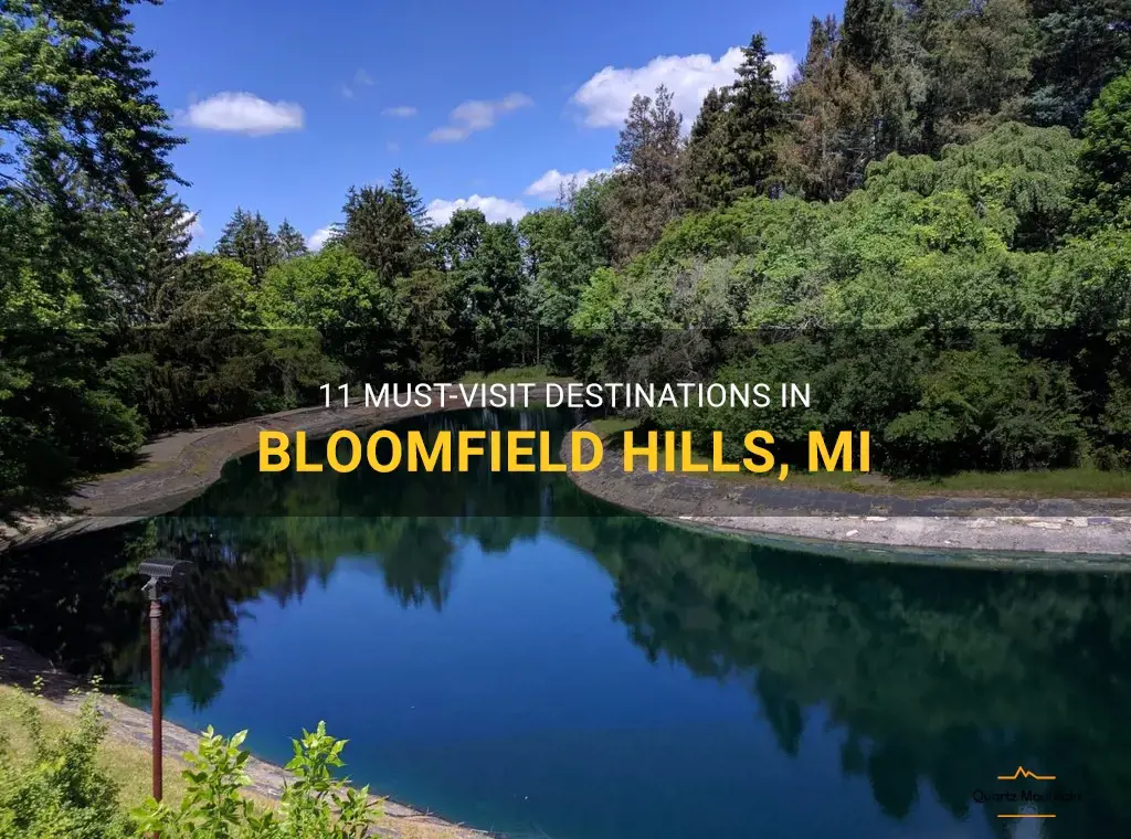 things to do in bloomfield hills mi