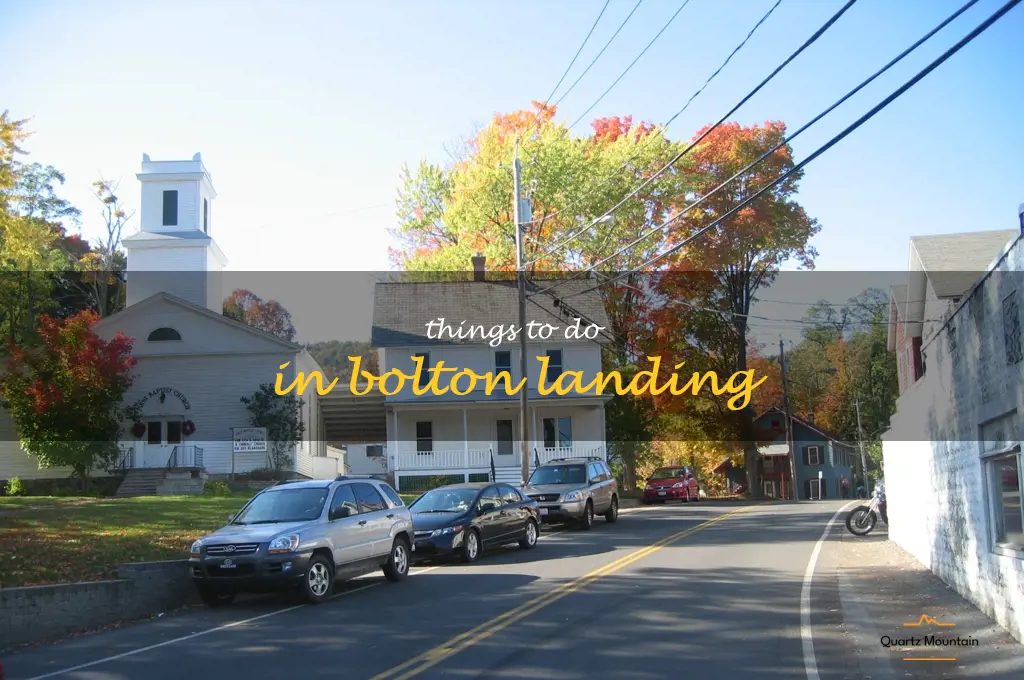 things to do in bolton landing