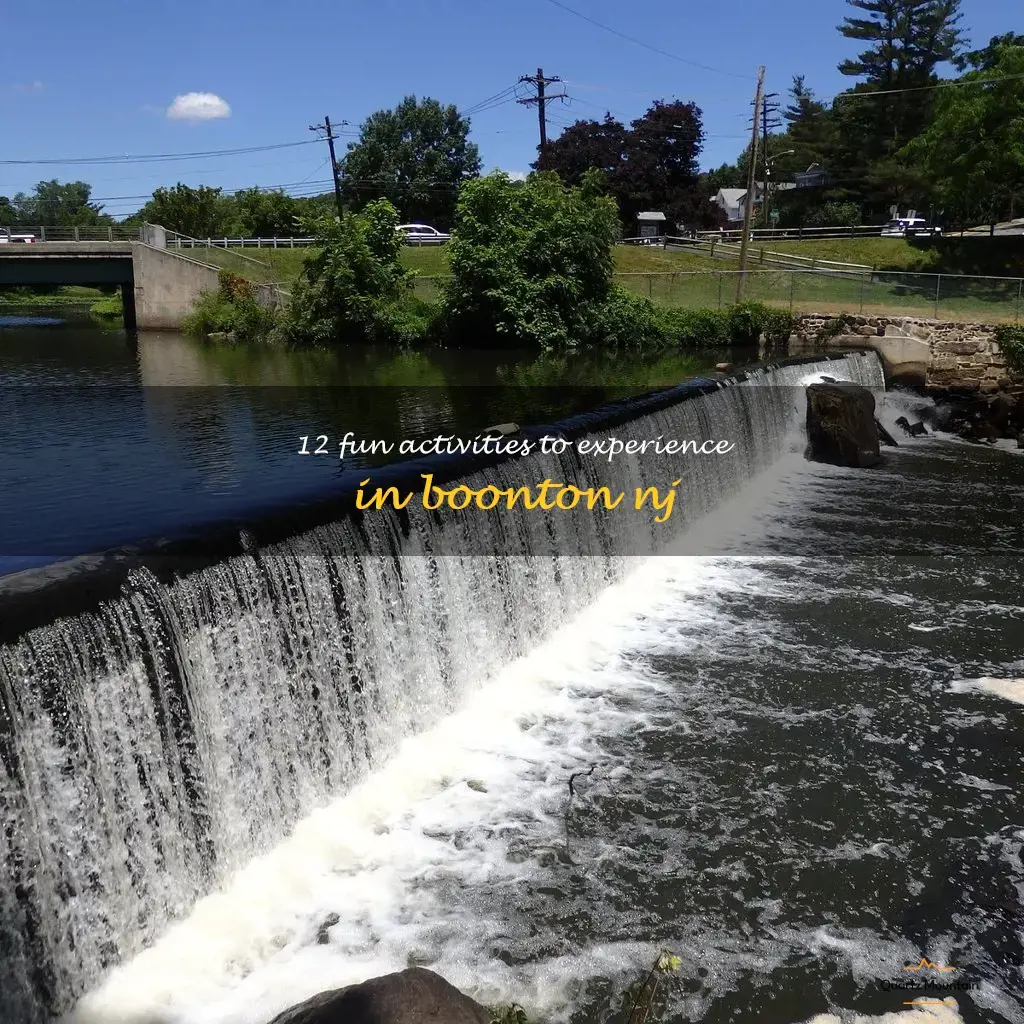 things to do in boonton nj