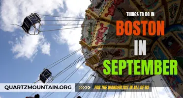 13 Fun Things to do in Boston in September