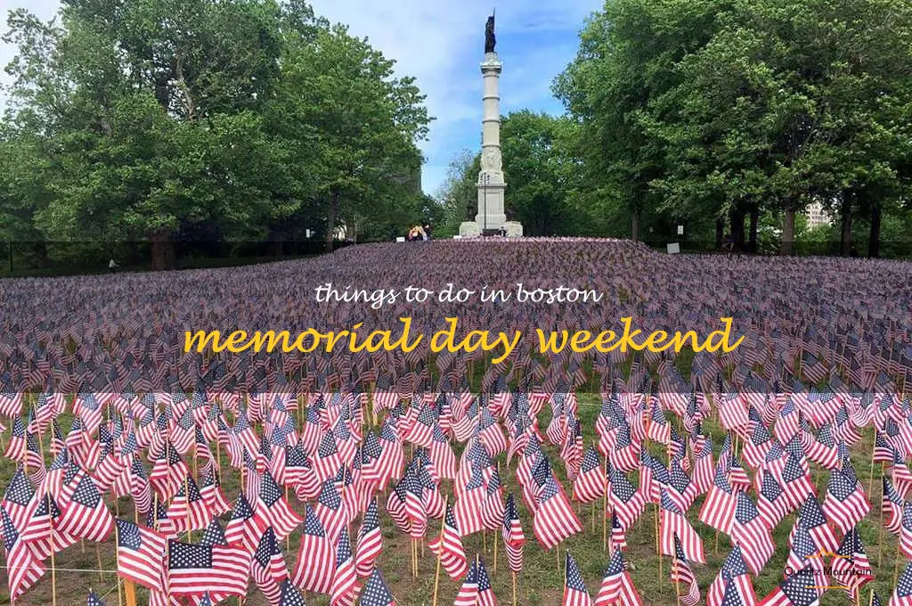 things to do in boston memorial day weekend
