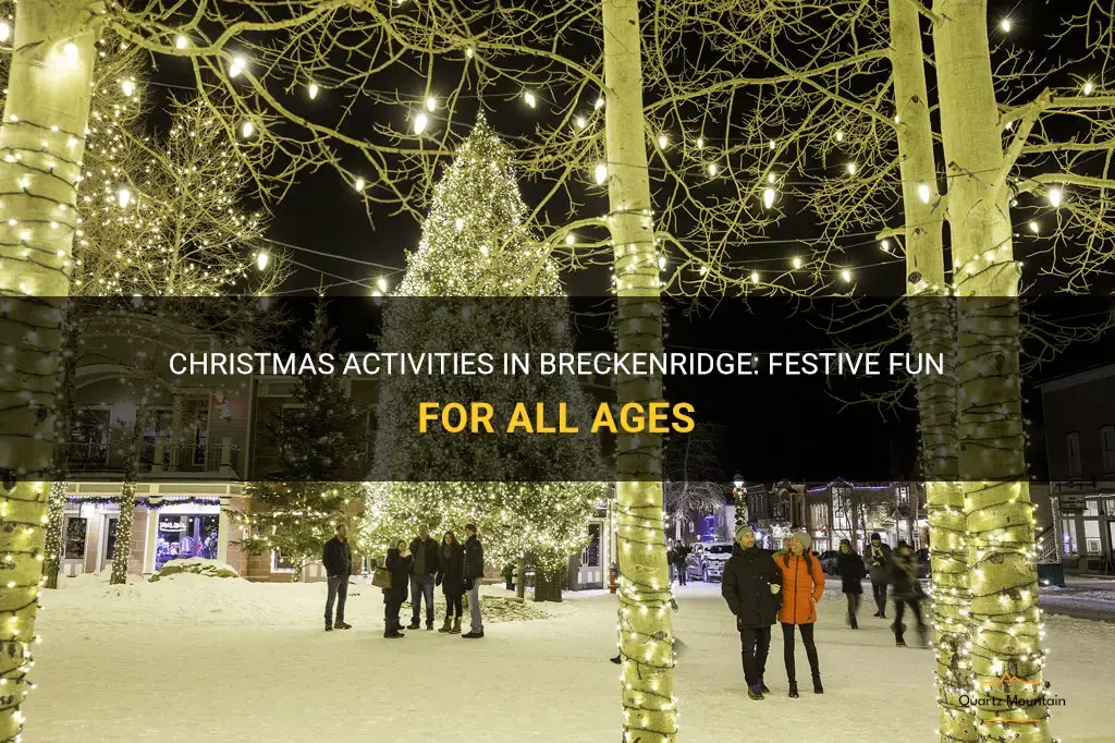 things to do in breckenridge at christmas