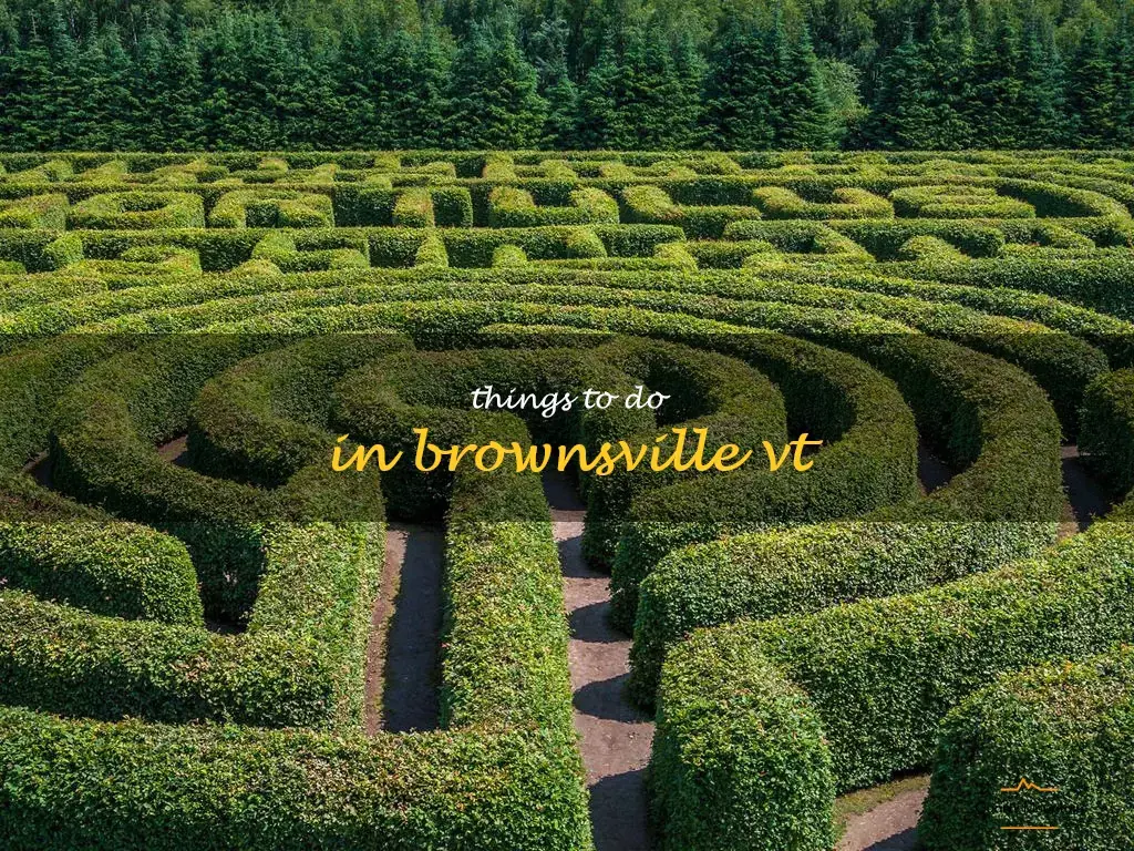 things to do in brownsville vt