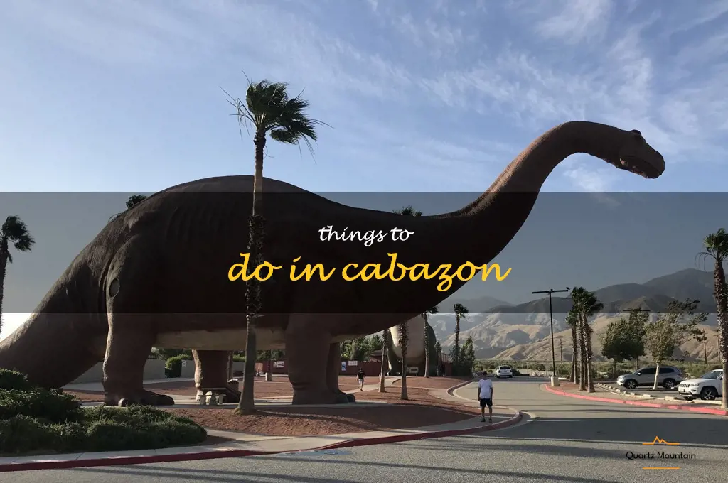 things to do in cabazon