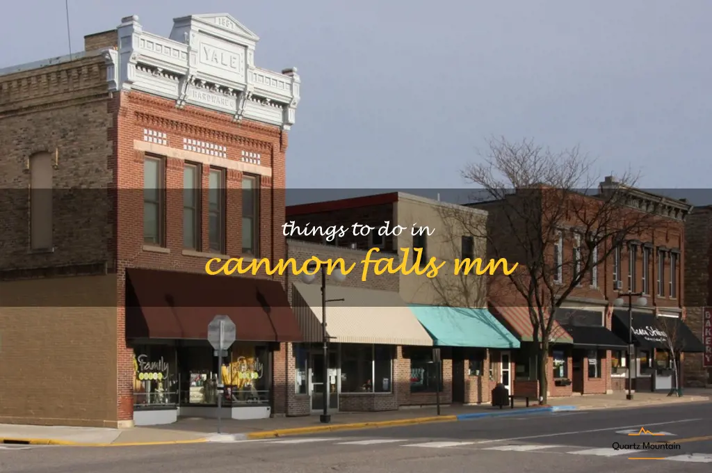 things to do in cannon falls mn