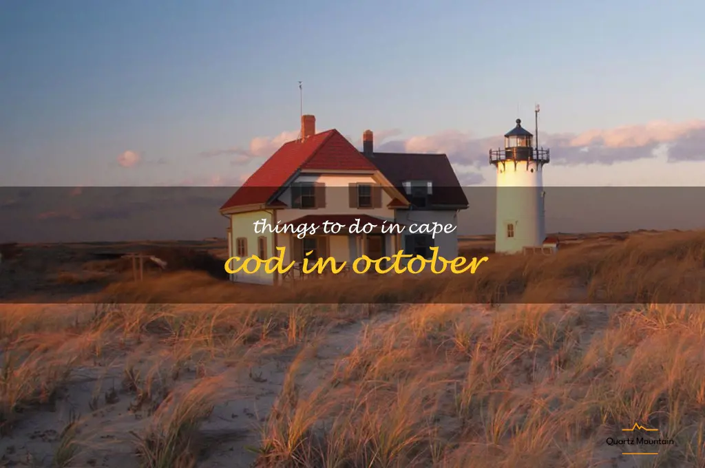 things to do in cape cod in october
