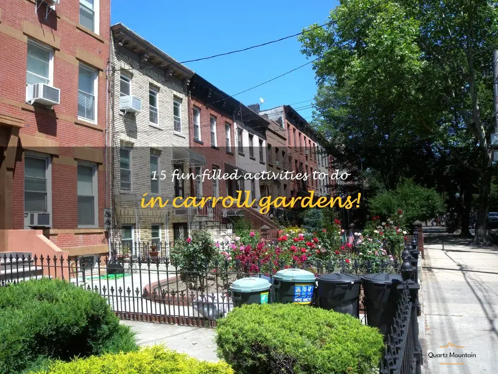 things to do in carroll gardens