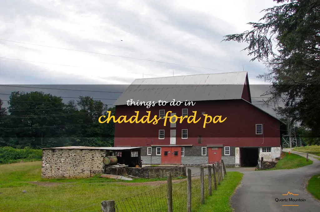 things to do in chadds ford pa