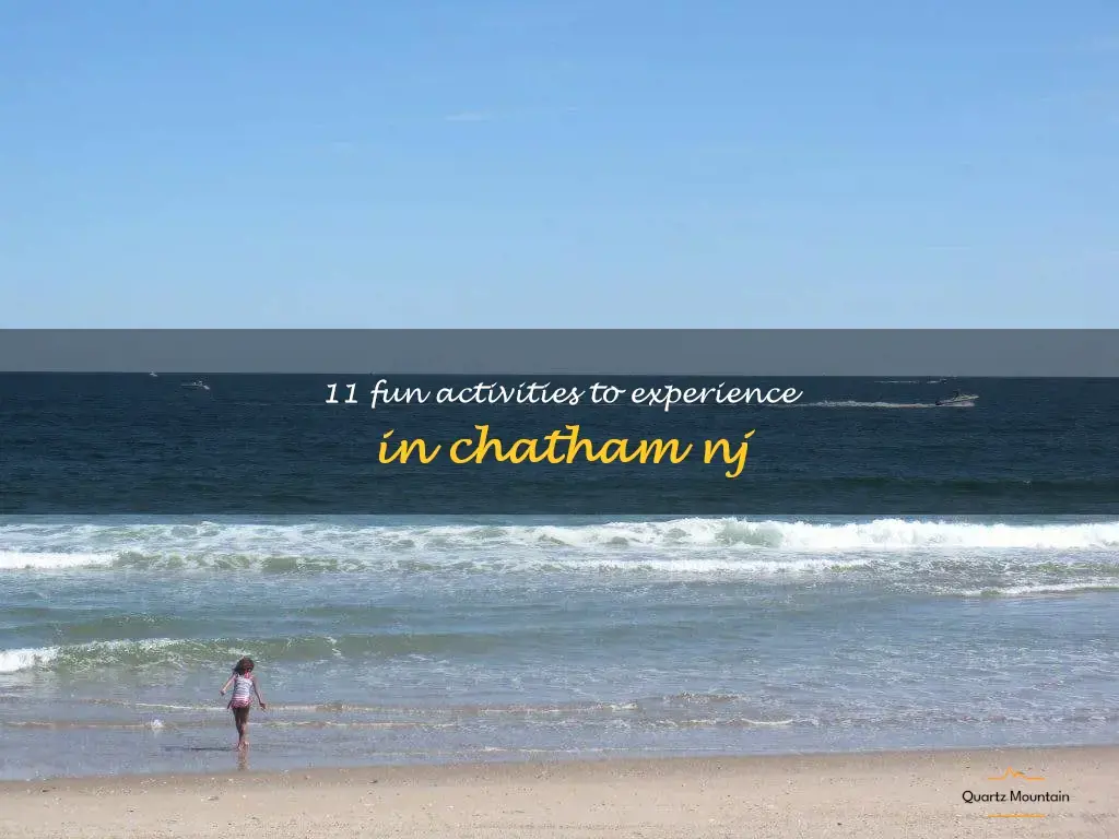 things to do in chatham nj