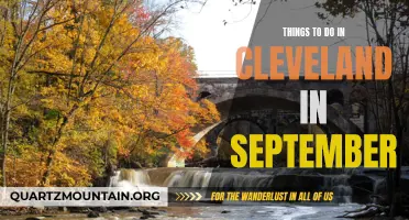 Discover the Best Activities in Cleveland to Enjoy in September