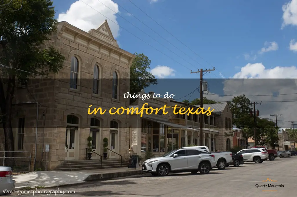 things to do in comfort texas