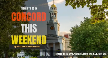 11 Fun Activities to Do in Concord This Weekend