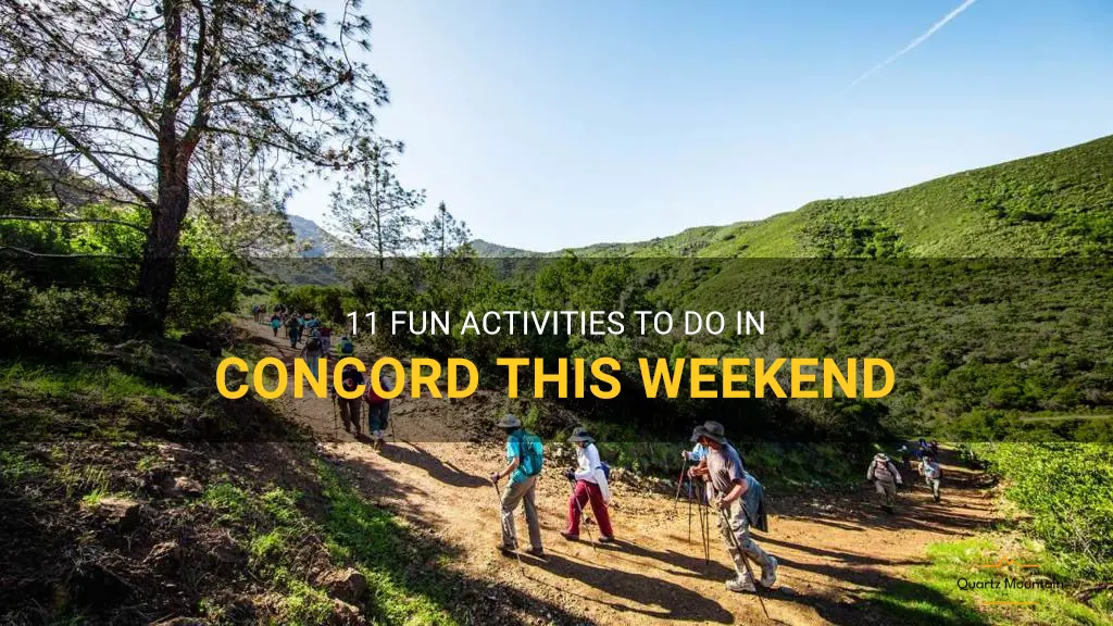 things to do in concord this weekend