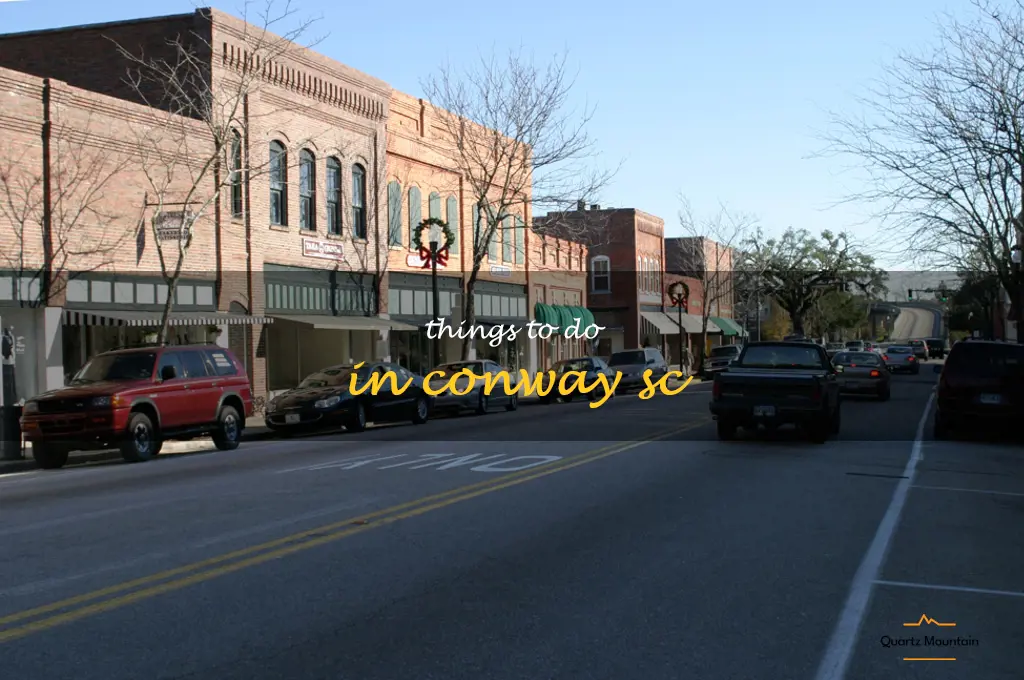 things to do in conway sc
