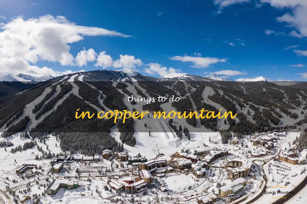 things to do in copper mountain