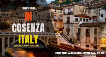 Exploring the Rich History and Vibrant Culture: Top Things to Do in Cosenza, Italy