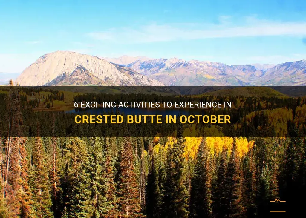 things to do in crested butte in october