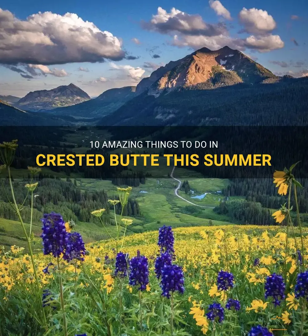 things to do in crested butte in summer