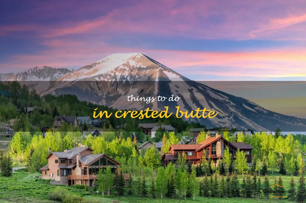 things to do in crested butte