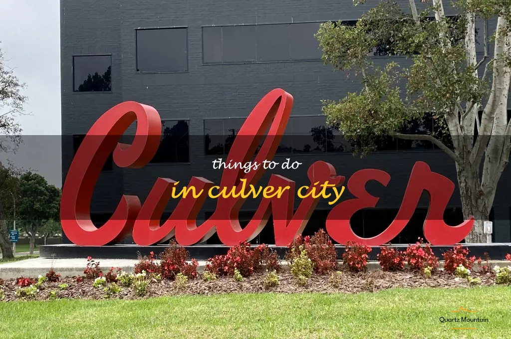 things to do in culver city