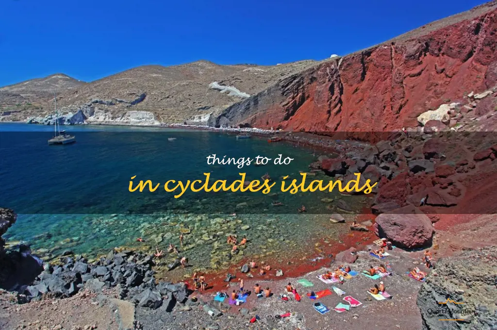 things to do in cyclades islands